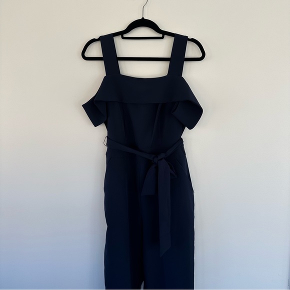 New York & Company Dark Blue Jumpsuit Romper Size M - Picture 4 of 8